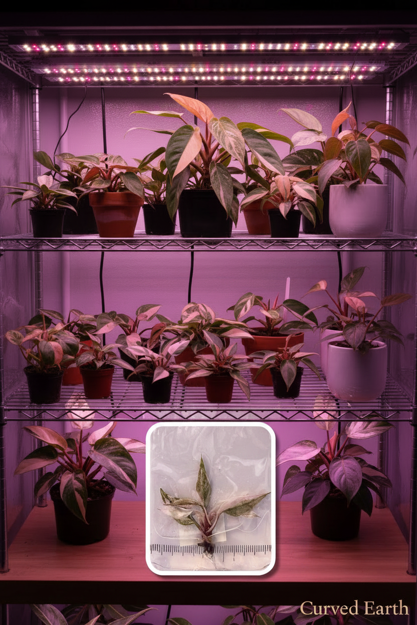 Philodendron Pink Princess tissue culture pack of 5