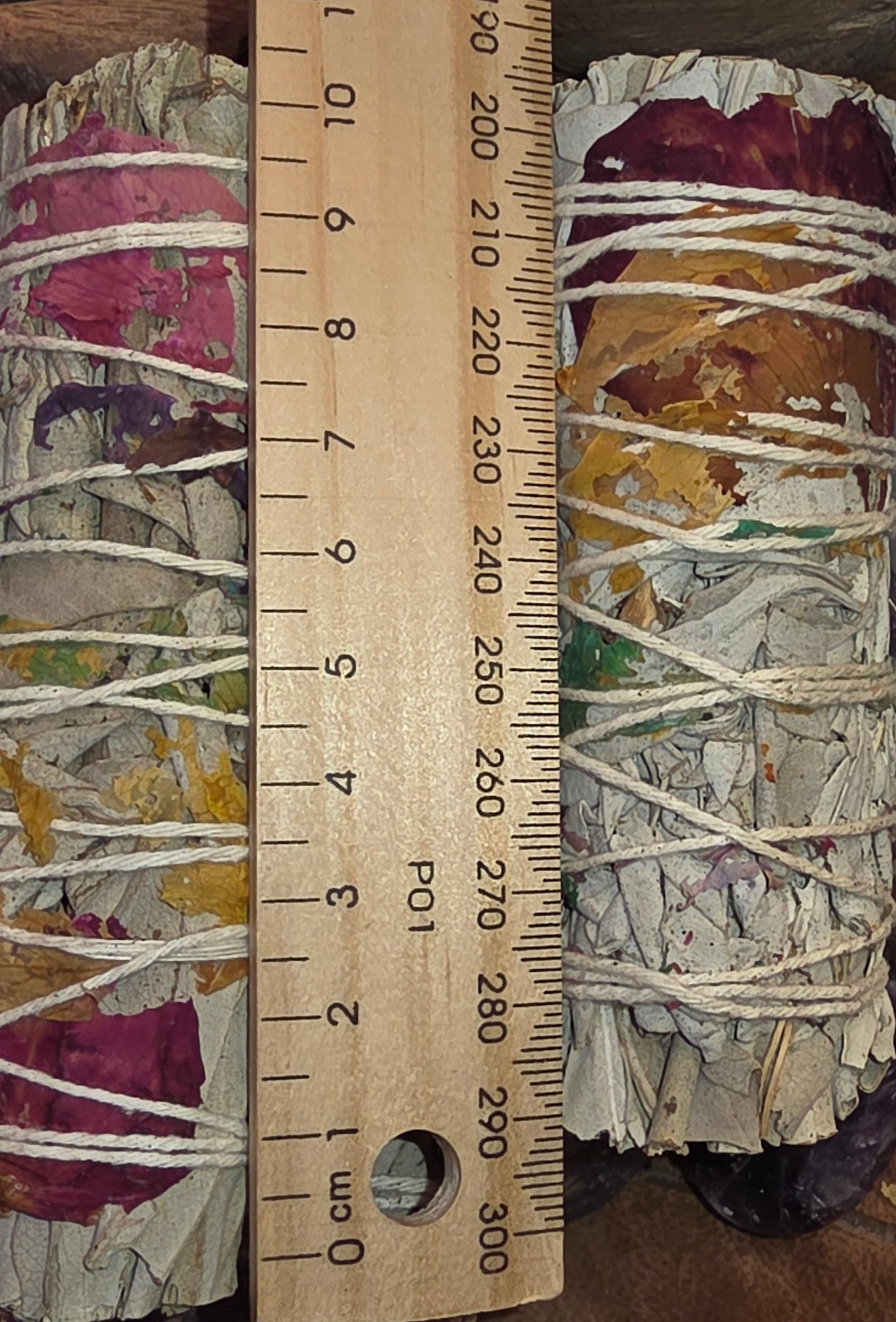 Large rainbow charkra sage smudge sticks